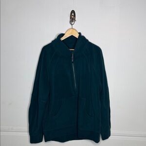 Lululemon Oversized Fleece Funnel Neck. Teal. Half-Zip. XL/XXL.